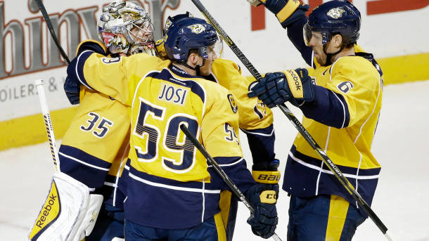 Roman Josi, Shea Weber, Pekka Rinne